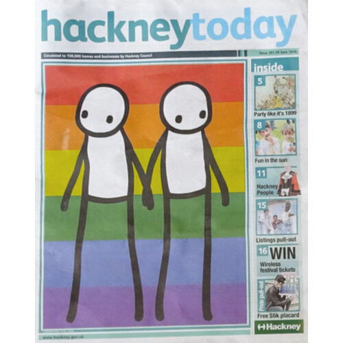 STIK HACKNEY TODAY TEAL PRINT STIK HACKNEY TODAY TEAL PRINT