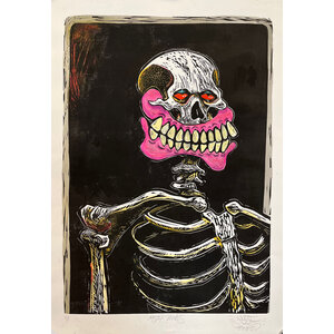 SWEET TOOF SIGNED PRINT MISTER BONES SWEET TOOF SIGNED PRINT MISTER BONES