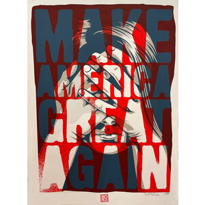 RUST SIGNED PRINT FCK TRMP RUST SIGNED PRINT FCK TRMP