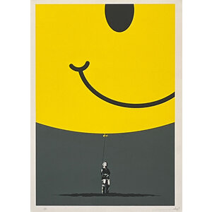LEE EELUS SIGNED PRINT HOLD ON TO WHAT YOU GOT (SMILEY) LEE EELUS SIGNED PRINT HOLD ON TO WHAT YOU GOT (SMILEY)