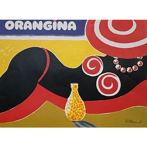 ORANGINA VILLEMOT POSTER ORANGINA VILLEMOT POSTER