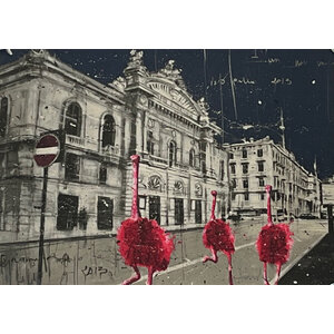 ANGELO ACCARDI MISPLACED PET (OSTRICH) SIGNED PRINT ANGELO ACCARDI MISPLACED PET (OSTRICH) SIGNED PRINT