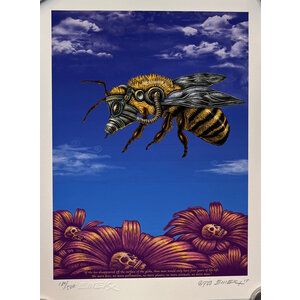 EMEK SIGNED BEE SILKSCREEN PRINT