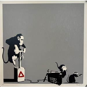 COPYKAT SIGNED  PRINT IT'S GONNA HURT (MONKEY WITH DETONATOR)