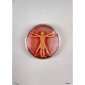 IMBUE SIGNED PRINT VITRUVIAN MAN-MADE IMBUE SIGNED PRINT VITRUVIAN MAN-MADE