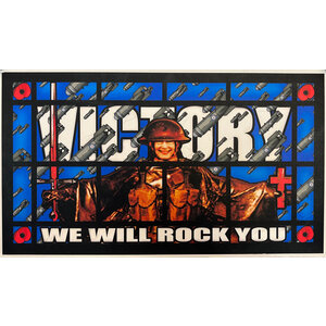 JAMES CAUTY VICTORY WE WILL ROCK YOU PRINT