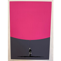 LEE EELUS SIGNED PRINT HOLD ON TO WHAT YOU GOT (PINK)
