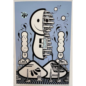 THE LONDON POLICE SIGNED DISSECTED LAD XL PRINT THE LONDON POLICE SIGNED DISSECTED LAD XL PRINT
