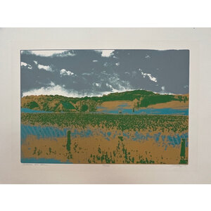 BETWEEN THE POLES SIGNED SILKSCREEN PRINT