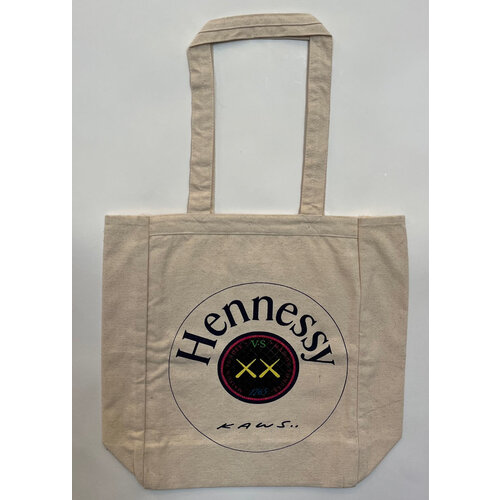 KAWS HENNESSY CANVAS TOTE KAWS HENNESSY CANVAS TOTE