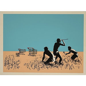 BANKSY / THE WEST COUNTRY PRINCE TROLLEY HUNTERS