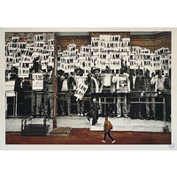 JR SIGNED  I AM A MAN PRINT