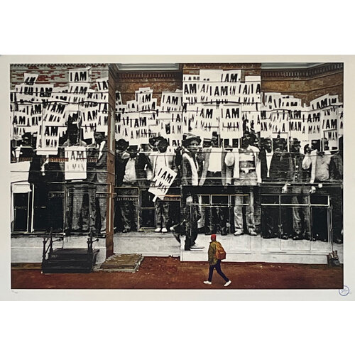 JR JR SIGNED I AM A MAN PRINT JR JR SIGNED I AM A MAN PRINT