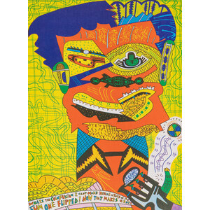 KARL WIRSUM SIGNED PRINT WHAT'S THE COINFUSION KARL WIRSUM SIGNED PRINT WHAT'S THE COINFUSION