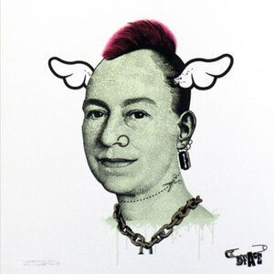 MORE PUNK THAN YOU PUNK WHITE QUEEN D*FACE SIGNED MORE PUNK THAN YOU PUNK WHITE QUEEN D*FACE SIGNED