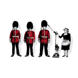 MR. BRAINWASH THE VACUUM QUEEN SIGNED PRINT MR. BRAINWASH THE VACUUM QUEEN SIGNED PRINT