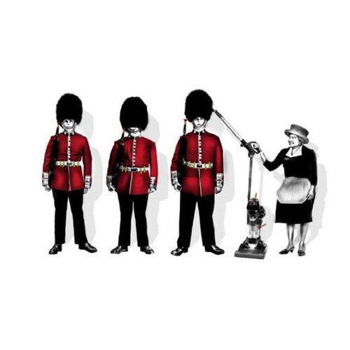 MR. BRAINWASH THE VACUUM QUEEN SIGNED PRINT MR. BRAINWASH THE VACUUM QUEEN SIGNED PRINT
