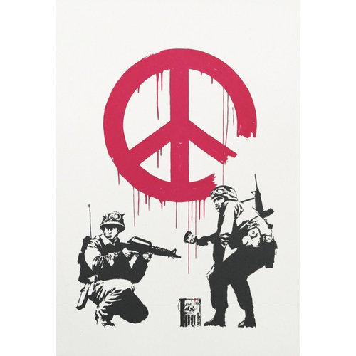 BANKSY/WEST COUNTRY PRINCE CND SOLDIERS PRINT