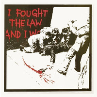 BANKSY/WEST COUNTRY PRINCE  I FOUGHT THE LAW PRINT