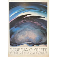 GEORGIA O'KEEFFE AT THE MADISON ART CENTER 1984  POSTER