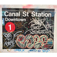 COPE2 SIGNED CANAL ST STATION DOWNTOWN 2011 PRINT