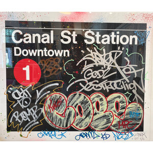 COPE2 SIGNED CANAL ST STATION DOWNTOWN PRINT