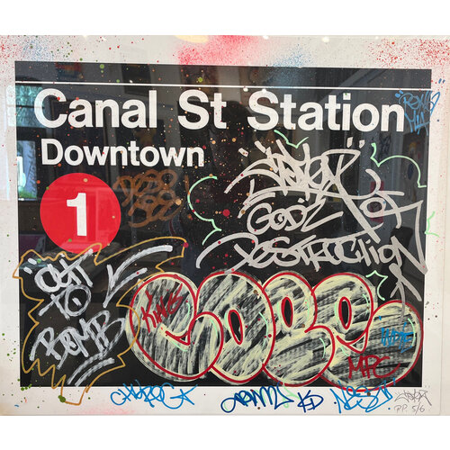 COPE2 SIGNED CANAL ST STATION DOWNTOWN 2011 PRINT