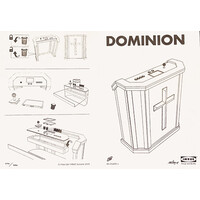 IMBUE SIGNED PRINT DOMINION ALTAR ASSEMBLY