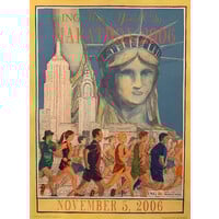 NYC MARATHON 2006 TRUMBULL POSTER