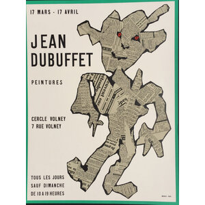 JEAN DUBUFFET POSTER