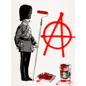MR. BRAINWASH ANARCHY SOLDIER SIGNED PRINT MR. BRAINWASH ANARCHY SOLDIER SIGNED PRINT