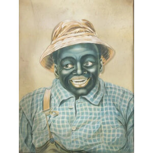 AUTOMATON BLACKAMOOR HOYT PICTURE CIRCA 1900 AUTOMATON BLACKAMOOR HOYT PICTURE CIRCA 1900