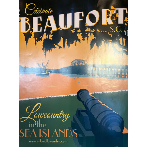 BEAUFORT TRAVEL POSTER CANNON BEAUFORT TRAVEL POSTER CANNON
