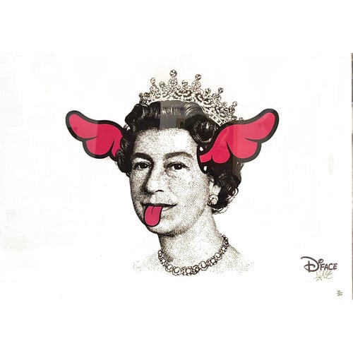 D*Face (Dean Stockton) DOG SAVE THE QUEEN D*FACE PRINT D*Face (Dean Stockton) DOG SAVE THE QUEEN D*FACE PRINT