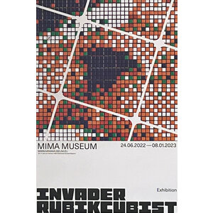 INVADER RUBIKCUBIST EXHIBITION MIMA MUSEUM DESIGN #1