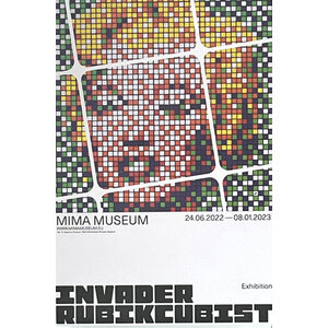 INVADER RUBIKCUBIST EXHIBITION MIMA MUSEUM DESIGN #2