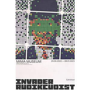 INVADER RUBIKCUBIST EXHIBITION MIMA MUSEUM DESIGN #3