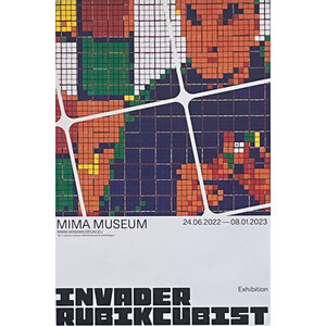 INVADER RUBIKCUBIST EXHIBITION MIMA MUSEUM DESIGN #4