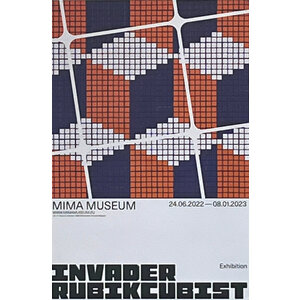 INVADER RUBIKCUBIST EXHIBITION MIMA MUSEUM DESIGN #5