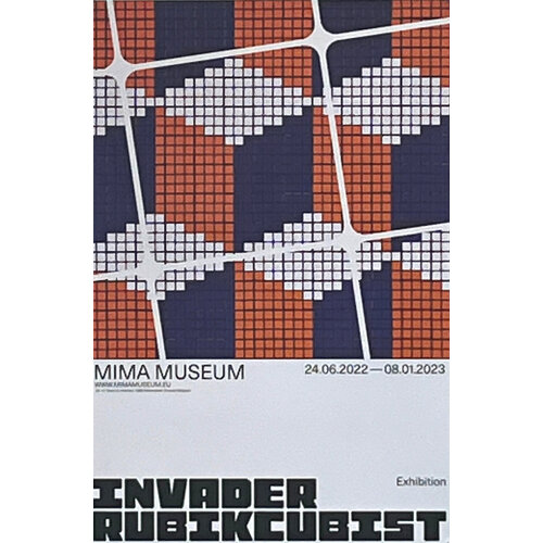 INVADER RUBIKCUBIST EXHIBITION MIMA MUSEUM DESIGN #5 INVADER RUBIKCUBIST EXHIBITION MIMA MUSEUM DESIGN #5