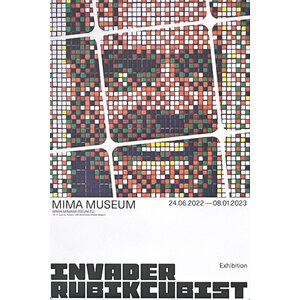 INVADER RUBIKCUBIST EXHIBITION MIMA MUSEUM DESIGN #6