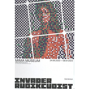 INVADER RUBIKCUBIST EXHIBITION MIMA MUSEUM DESIGN #8
