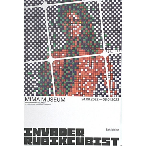 INVADER RUBIKCUBIST EXHIBITION MIMA MUSEUM DESIGN #8 INVADER RUBIKCUBIST EXHIBITION MIMA MUSEUM DESIGN #8