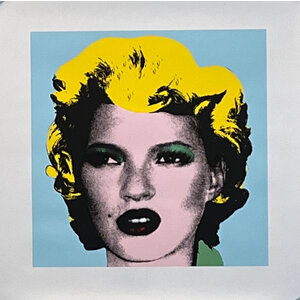 BANKSY / THE WEST COUNTRY PRINCE KATE MOSS PRINT