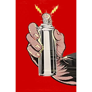 CANVAZ SIGNED PRINT SPRAY CAN