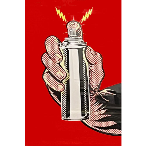 CANVAZ SIGNED PRINT SPRAY CAN CANVAZ SIGNED PRINT SPRAY CAN