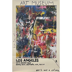 MR. BRAINWASH SIGNED  ART MUSEUM LOS ANGELES 2022 POSTER