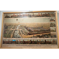 PARIS 1878 EXPO PANORAMA POSTER