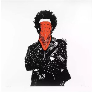 DOLK SIGNED PUNK SCREENPRINT DOLK SIGNED PUNK SCREENPRINT