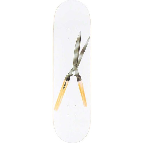 SUPREME SHEARS SKATE DECK WHITE